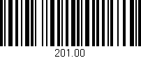 Código de barras (EAN, GTIN, SKU, ISBN): '201.00'
