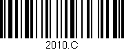 Código de barras (EAN, GTIN, SKU, ISBN): '2010.C'