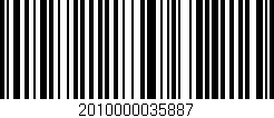 Código de barras (EAN, GTIN, SKU, ISBN): '2010000035887'