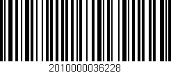 Código de barras (EAN, GTIN, SKU, ISBN): '2010000036228'