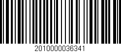 Código de barras (EAN, GTIN, SKU, ISBN): '2010000036341'