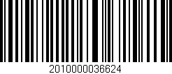 Código de barras (EAN, GTIN, SKU, ISBN): '2010000036624'