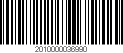 Código de barras (EAN, GTIN, SKU, ISBN): '2010000036990'