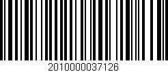 Código de barras (EAN, GTIN, SKU, ISBN): '2010000037126'