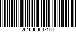 Código de barras (EAN, GTIN, SKU, ISBN): '2010000037188'