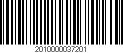 Código de barras (EAN, GTIN, SKU, ISBN): '2010000037201'