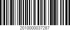 Código de barras (EAN, GTIN, SKU, ISBN): '2010000037287'