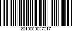Código de barras (EAN, GTIN, SKU, ISBN): '2010000037317'