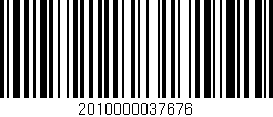 Código de barras (EAN, GTIN, SKU, ISBN): '2010000037676'
