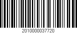 Código de barras (EAN, GTIN, SKU, ISBN): '2010000037720'