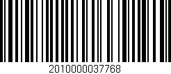 Código de barras (EAN, GTIN, SKU, ISBN): '2010000037768'