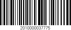 Código de barras (EAN, GTIN, SKU, ISBN): '2010000037775'
