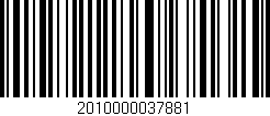 Código de barras (EAN, GTIN, SKU, ISBN): '2010000037881'
