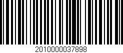 Código de barras (EAN, GTIN, SKU, ISBN): '2010000037898'