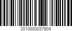Código de barras (EAN, GTIN, SKU, ISBN): '2010000037904'