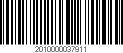 Código de barras (EAN, GTIN, SKU, ISBN): '2010000037911'