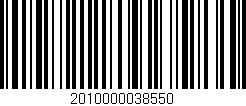 Código de barras (EAN, GTIN, SKU, ISBN): '2010000038550'