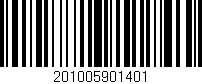 Código de barras (EAN, GTIN, SKU, ISBN): '201005901401'