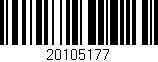 Código de barras (EAN, GTIN, SKU, ISBN): '20105177'