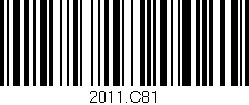 Código de barras (EAN, GTIN, SKU, ISBN): '2011.C81'