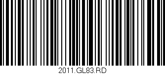 Código de barras (EAN, GTIN, SKU, ISBN): '2011.GL83.RD'