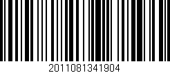 Código de barras (EAN, GTIN, SKU, ISBN): '2011081341904'