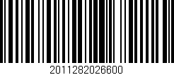 Código de barras (EAN, GTIN, SKU, ISBN): '2011282026600'
