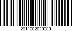Código de barras (EAN, GTIN, SKU, ISBN): '2011282028208'