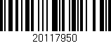 Código de barras (EAN, GTIN, SKU, ISBN): '20117950'