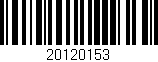 Código de barras (EAN, GTIN, SKU, ISBN): '20120153'