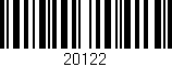 Código de barras (EAN, GTIN, SKU, ISBN): '20122'
