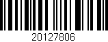 Código de barras (EAN, GTIN, SKU, ISBN): '20127806'