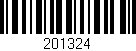 Código de barras (EAN, GTIN, SKU, ISBN): '201324'