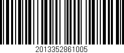 Código de barras (EAN, GTIN, SKU, ISBN): '2013352861005'