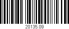 Código de barras (EAN, GTIN, SKU, ISBN): '20135.09'