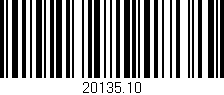 Código de barras (EAN, GTIN, SKU, ISBN): '20135.10'