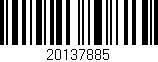 Código de barras (EAN, GTIN, SKU, ISBN): '20137885'