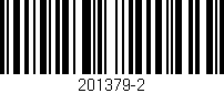Código de barras (EAN, GTIN, SKU, ISBN): '201379-2'