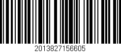 Código de barras (EAN, GTIN, SKU, ISBN): '2013827156605'