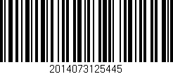 Código de barras (EAN, GTIN, SKU, ISBN): '2014073125445'