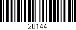 Código de barras (EAN, GTIN, SKU, ISBN): '20144'