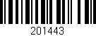 Código de barras (EAN, GTIN, SKU, ISBN): '201443'