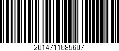 Código de barras (EAN, GTIN, SKU, ISBN): '2014711685607'