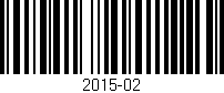 Código de barras (EAN, GTIN, SKU, ISBN): '2015-02'