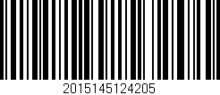 Código de barras (EAN, GTIN, SKU, ISBN): '2015145124205'