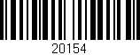 Código de barras (EAN, GTIN, SKU, ISBN): '20154'