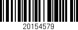 Código de barras (EAN, GTIN, SKU, ISBN): '20154579'