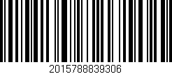 Código de barras (EAN, GTIN, SKU, ISBN): '2015788839306'