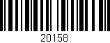 Código de barras (EAN, GTIN, SKU, ISBN): '20158'