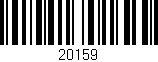 Código de barras (EAN, GTIN, SKU, ISBN): '20159'
